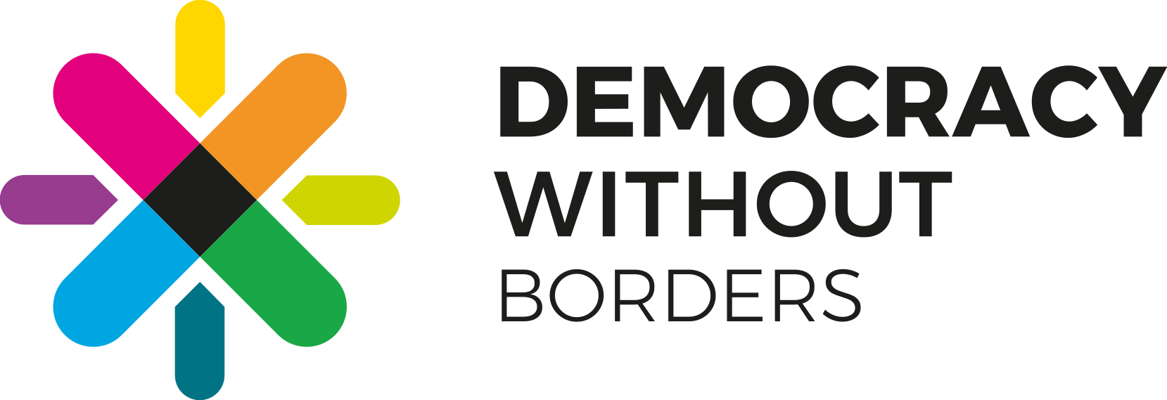 Das Logo von Democracy Without Borders