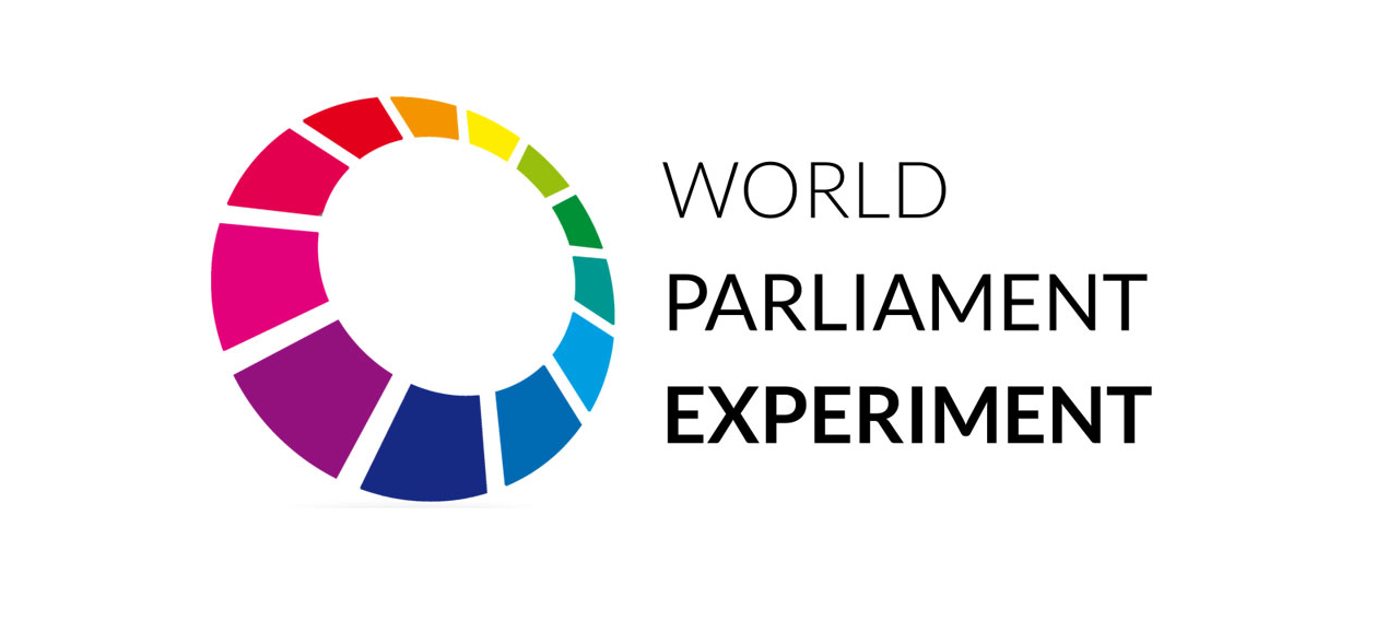 Das Logo des World Parliament Experiment e.V.