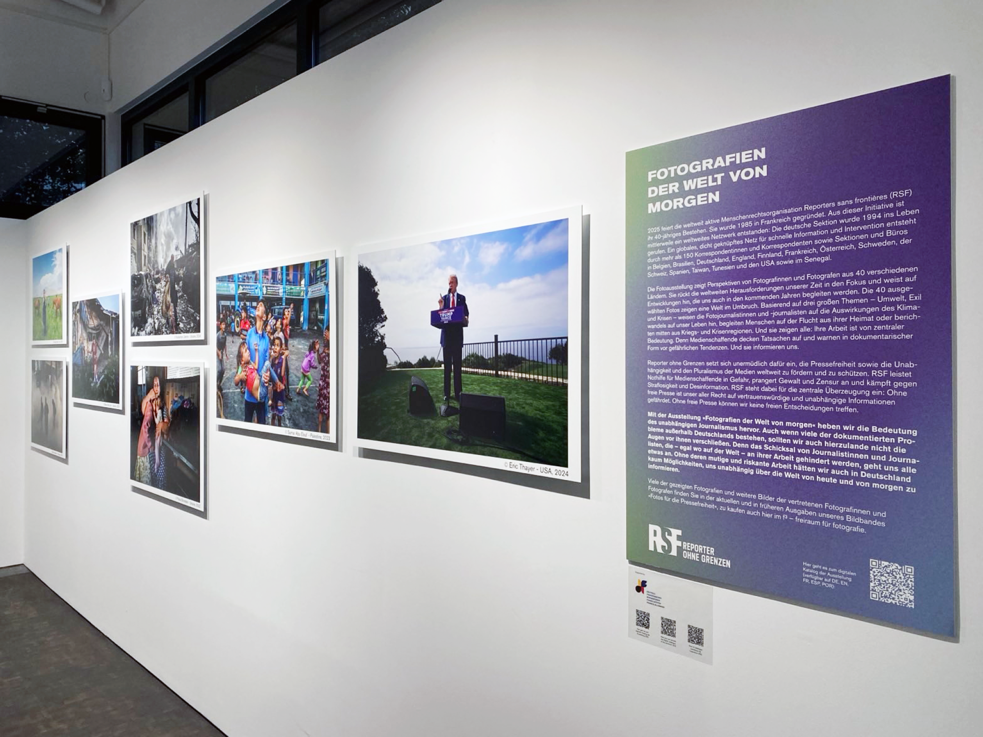 Ansicht der Ausstellung
