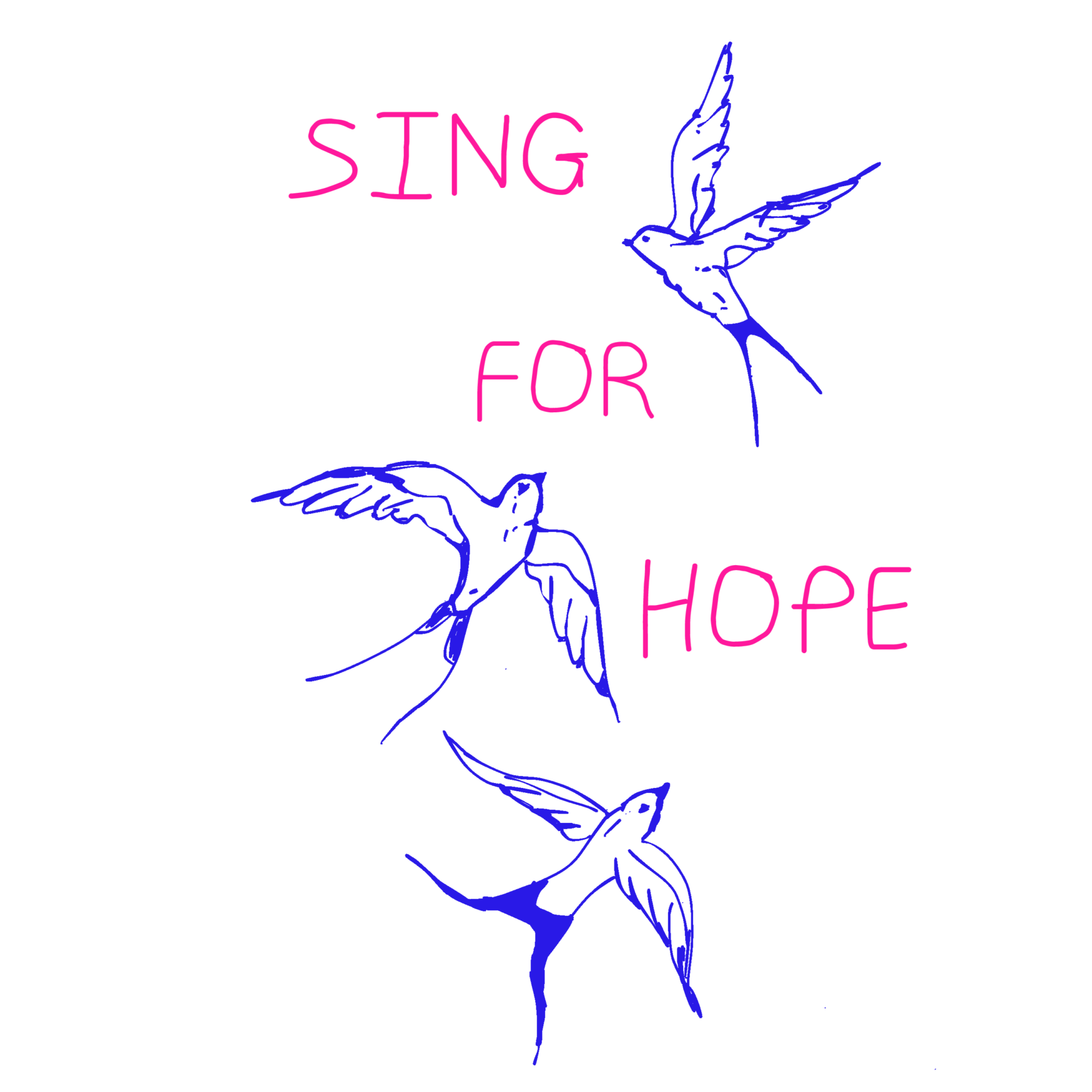 Das Logo von Sing for Hope