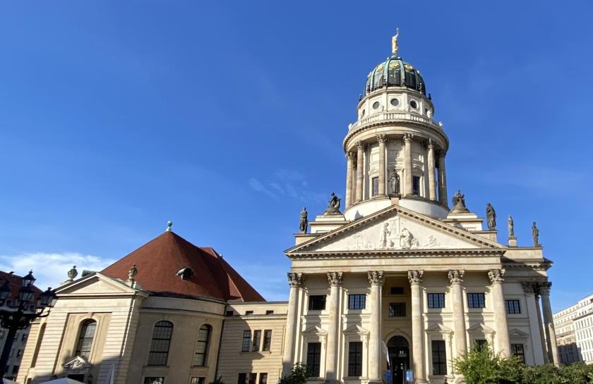 Französischer Dom Blick auf das Südportal