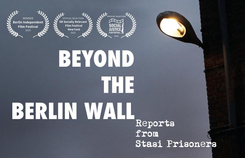 Titlecard for the movie "Beyond the Berlin Wall"