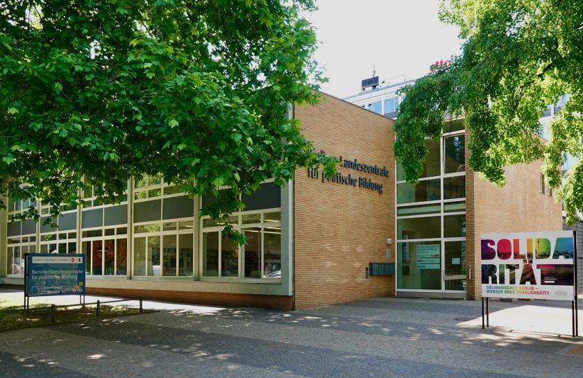 Ein Foto der Berliner Landeszentrale für politische Bildung